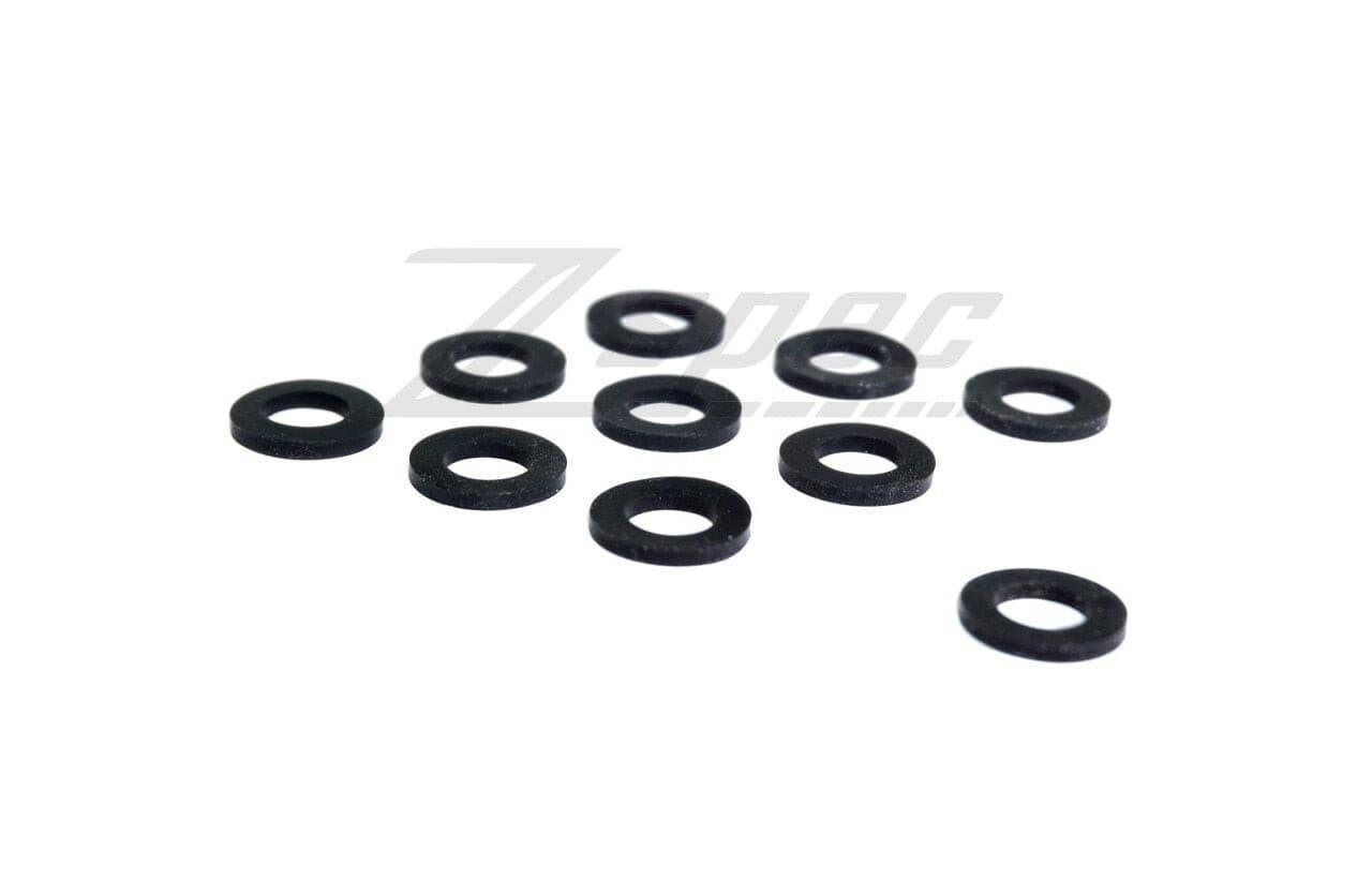 ZSPEC M5 Silicone Flat Washers for SHSC or Button-Head Bolts, 10-Pack - Howling Moto