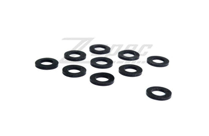 ZSPEC M5 Silicone Flat Washers for SHSC or Button-Head Bolts, 10-Pack - Howling Moto