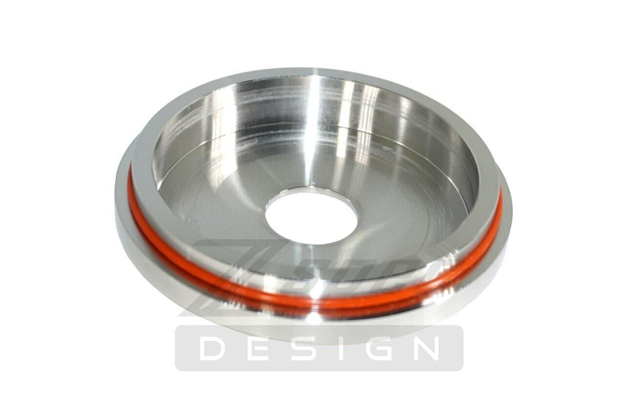 ZSPEC Shock Tower Covers, Polished Stainless, for '90-96 Nissan Z32 300zx - Howling Moto