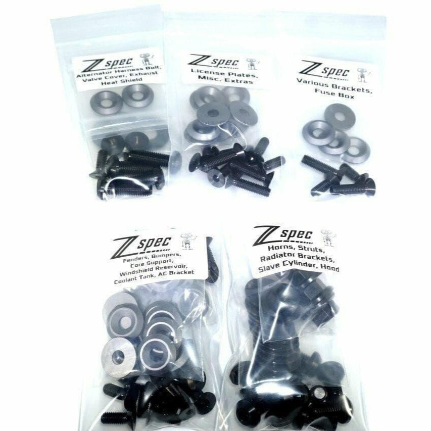 ZSPEC Stage-3 Dress Up Bolts® Fastener Kit for '03-15 Scion xB, Titanium & Billet - Howling Moto