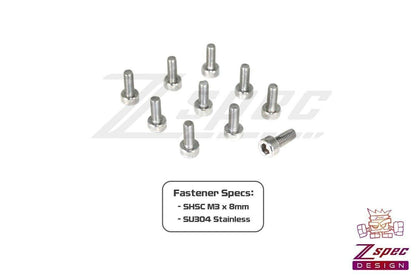 ZSPEC M3-0.5x8mm Fasteners, SHSC, Stainless SUS304, 10-Pack - Howling Moto