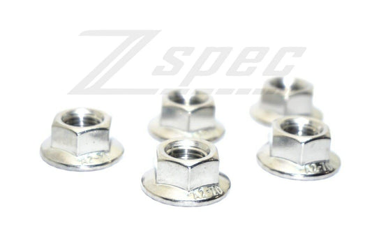 ZSPEC M6-1.0 Metric Flare Nuts, SUS304 Stainless, 10-Pack - Howling Moto