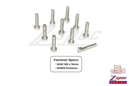 ZSPEC M3-0.5x14mm Fasteners, SHSC, Stainless SUS304, 10-Pack - Howling Moto