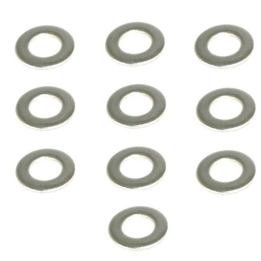 ZSPEC M10 Flat Washers, SUS304 Stainless, 10-Pack - Howling Moto