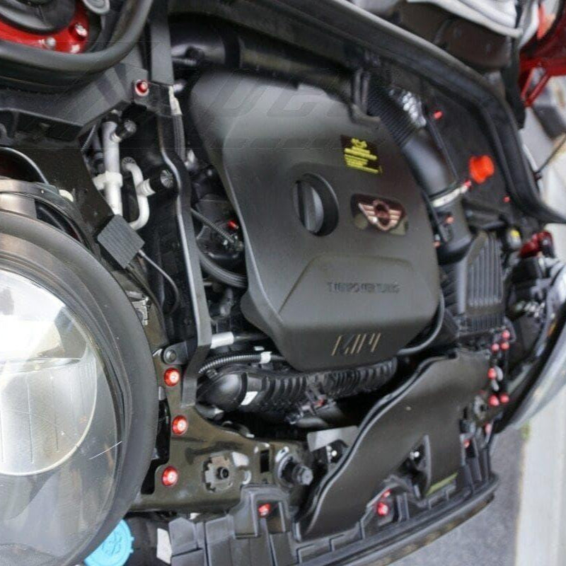 ZSPEC Stage-3 Dress Up Fastener Kit, '14-21 Mini Cooper S F56S, Stainless & Billet - Howling Moto