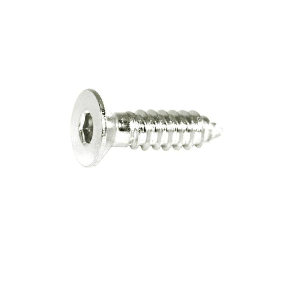 ZSPEC M6x20mm Coarse Flat-Head FHSC Fasteners, Stainless, 10-Pack - Howling Moto