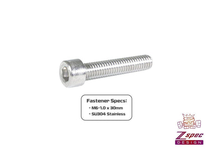 ZSPEC M6-1.0x30mm Socket-Cap SHSC Fasteners, SUS304 Stainless, 10-Pack - Howling Moto