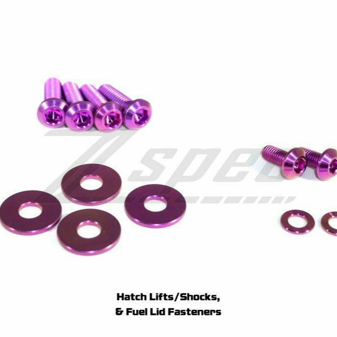 ZSPEC Stage-2 Dress Up Bolts®/Fastener Kit for '03-'08 Nissan 350z DE & HR, Titanium - Howling Moto