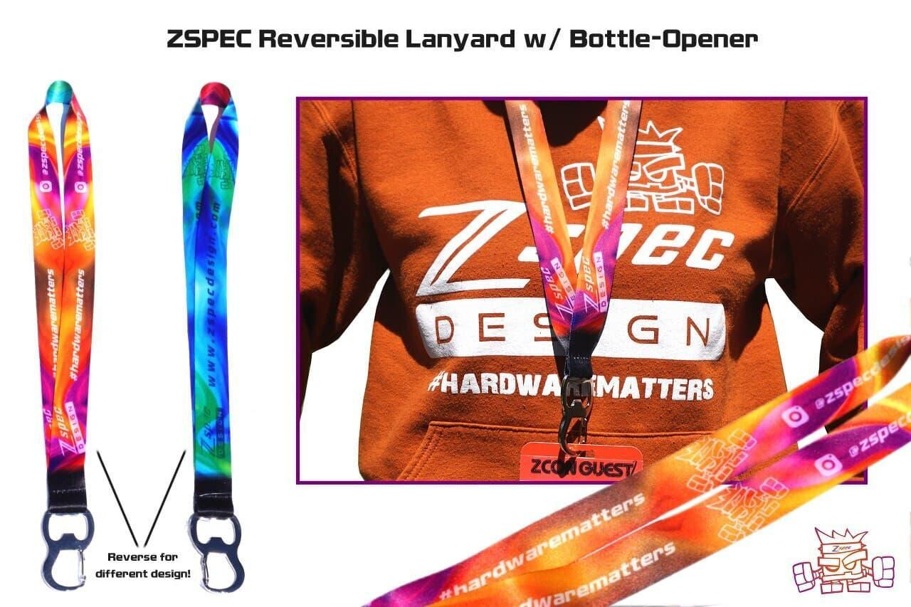 ZSPEC Design Lanyard w/ Bottle Opener, Reversible, Per Each - Howling Moto