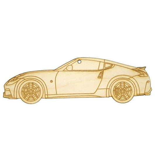 ZSPEC Laser-Engraved Wood Ornament, Style: Nissan 370z Z34 NISMO, Birch - Howling Moto