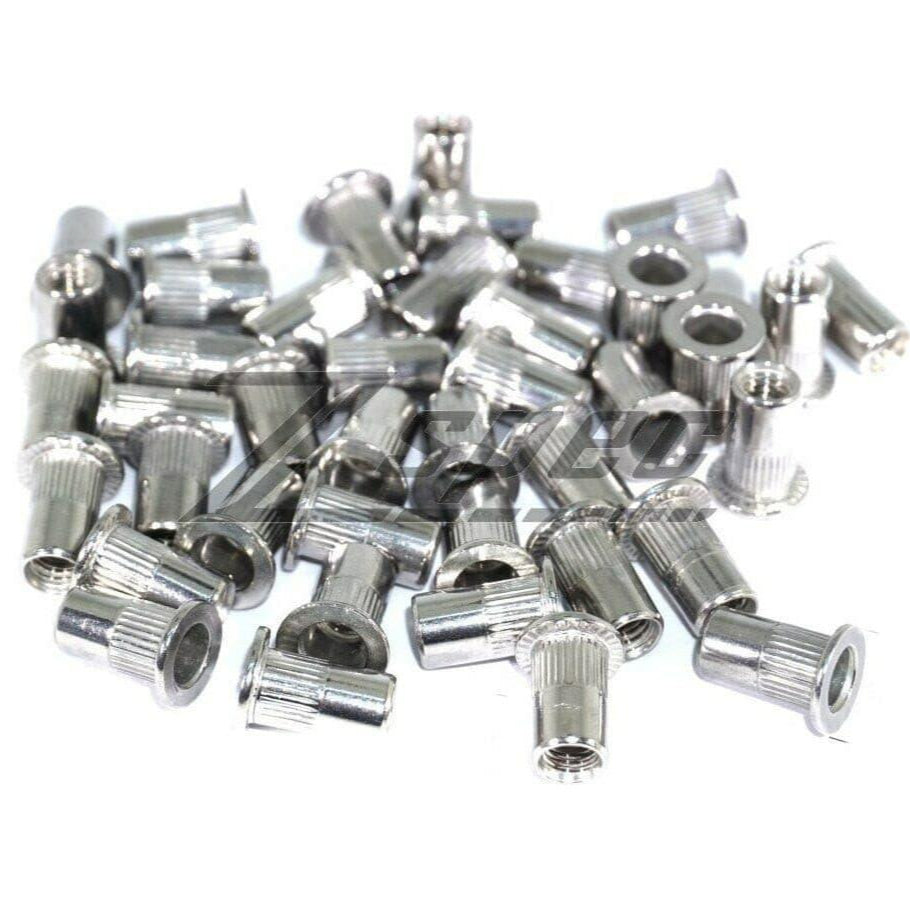 ZSPEC M6-1.0 Rivet Nuts, SUS304 Stainless Steel, 10-Pack - Howling Moto