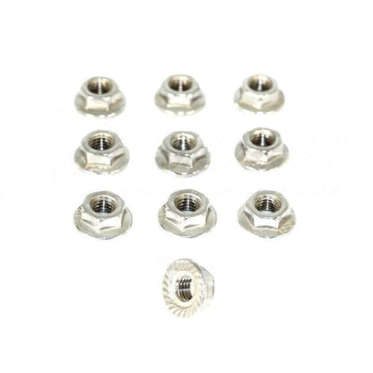 ZSPEC M4 Metric Flare Nuts, SUS304 Stainless Steel, 10-Pack - Howling Moto