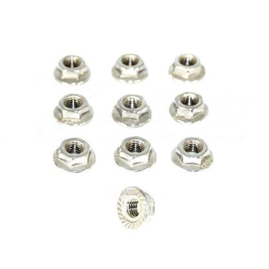 ZSPEC M4 Metric Flare Nuts, SUS304 Stainless Steel, 10-Pack - Howling Moto