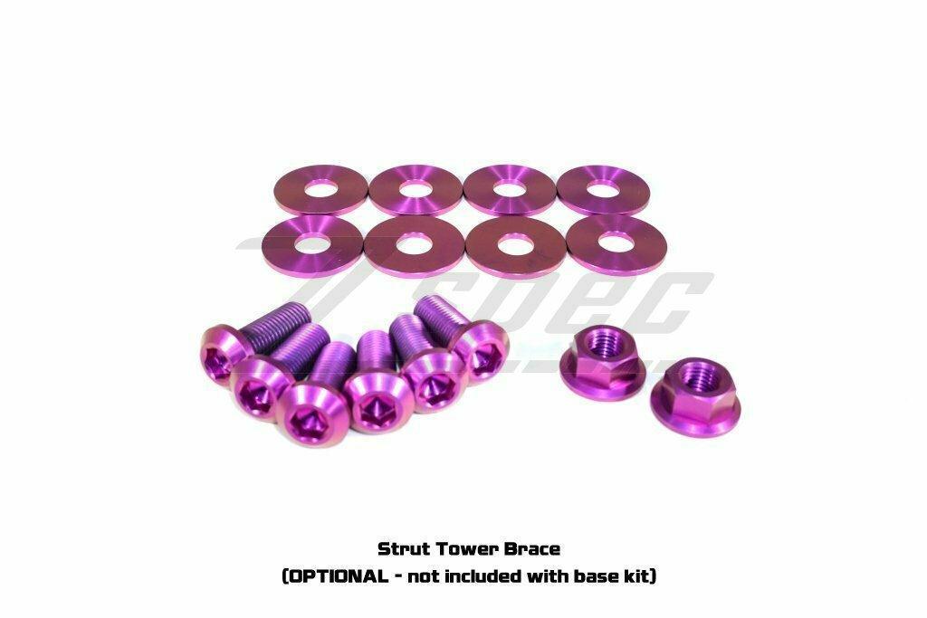 ZSPEC Stage-3 Dress Up Bolts®/Fastener Kit for '03-'08 Nissan 350z DE & HR, Titanium - Howling Moto