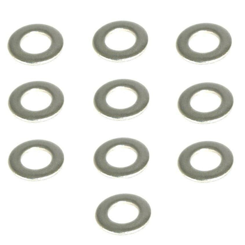 ZSPEC M6 Flat Washers, SUS304 Stainless, 10-Pack - Howling Moto