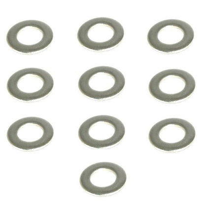 ZSPEC M6 Flat Washers, SUS304 Stainless, 10-Pack - Howling Moto