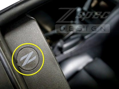 ZSPEC Outer B-Pillar Finisher Cap With Z, for '90-96 300zx, Left/Right Pair - Howling Moto