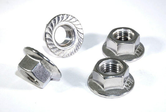 ZSPEC M10-1.25 Metric Flare Nuts, SUS304 Stainless Steel, 10-Pack - Howling Moto