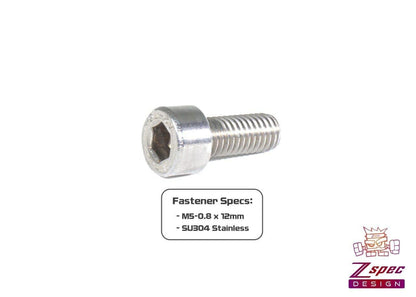 ZSPEC M5-0.8x12mm Socket-Cap SHSC Fasteners, Stainless, 10-Pack - Howling Moto