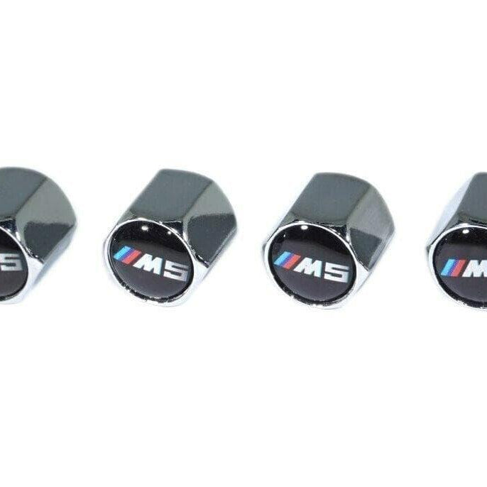 ZSPEC Chrome Valve Stem Tire Caps, Style: BMW  M5 - Howling Moto