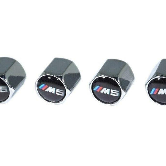 ZSPEC Chrome Valve Stem Tire Caps, Style: BMW  M5 - Howling Moto