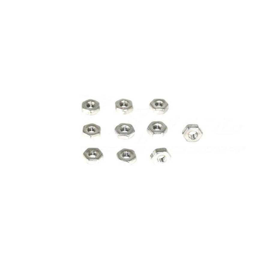 ZSPEC M2-0.4 Hex Nuts, Stainless SUS304, 10-Pack - Howling Moto