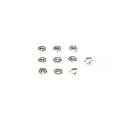 ZSPEC M2-0.4 Hex Nuts, Stainless SUS304, 10-Pack - Howling Moto