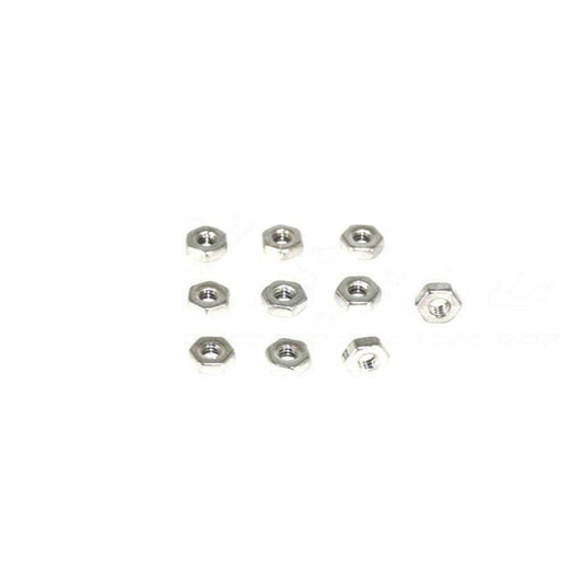 ZSPEC M2-0.4 Hex Nuts, Stainless SUS304, 10-Pack - Howling Moto