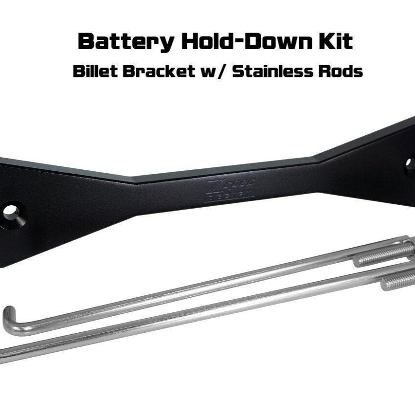 ZSPEC Battery Hold Down/Bracket, Billet Bracket w/ Stainless Hardware - Howling Moto