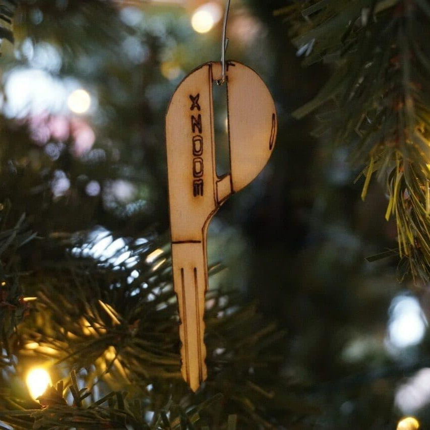ZSPEC Laser-Engraved Birch Key Ornaments, Set of 4, Style: Nissan 300zx Z32, ~5-inch Wide - Howling Moto