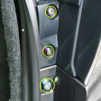 ZSPEC Trunk-Area Fastener Kit for '07-13 Mitsubishi Lancer EVO 10, Stainless & Billet - Howling Moto
