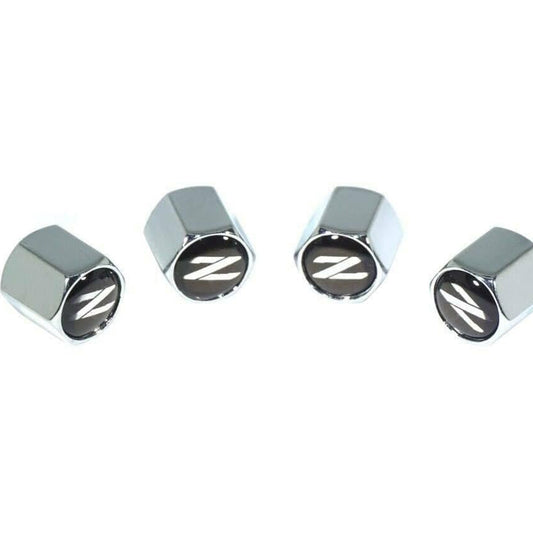 Chrome Valve Stem Tire Caps, Style: Nissan 300zx Z32 - Howling Moto