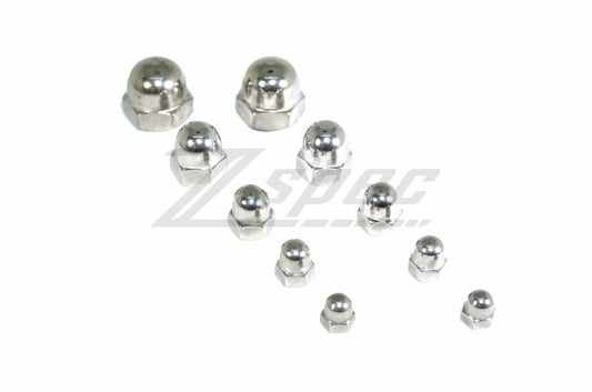 ZSPEC M10-1.5 Acorn Nuts, SUS304 Stainless Steel, 10-Pack - Howling Moto