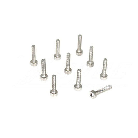 ZSPEC M2-0.4x10mm Fasteners, SHSC, Stainless SUS304, 10-Pack - Howling Moto