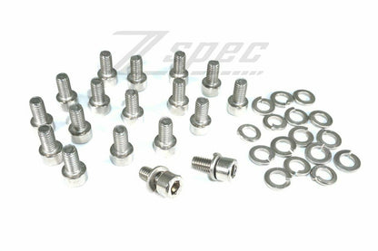 ZSPEC Stainless Oil Pan Hardware Fasteners for 1990-96 300zx Z32 Models - Howling Moto