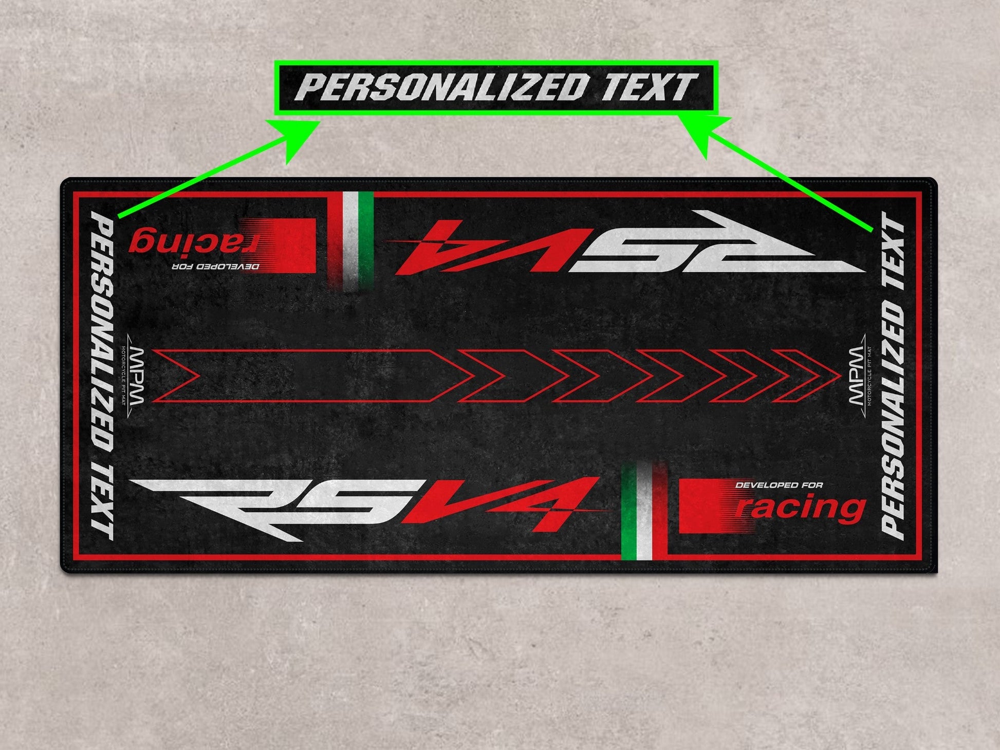 Motorcycle Mat for RSV4 Sportbike Motorcycle - MM7220 - Howling Moto