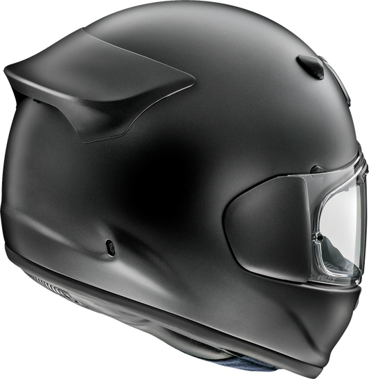 Arai Helmets Contour-X helmet in black frost color, large size, with a sleek aerodynamic design for motorcycle riding.