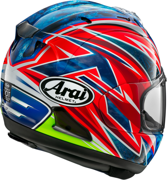 ARAi Corsair-X helmet in XL with VAS shield mechanism and advanced ventilation, featuring sleek design and protective features.