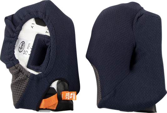 Arai Helmets Corsair-X, Quantum-X, Signet-X cheek pads, 15 mm thickness, replacement part for motorcycle helmet interior padding
