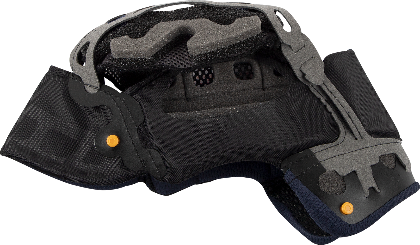 Arai Helmets Corsair-X, Signet-X, and Defiant-X interior pad EP I 7mm part, showing close-up of foam padding and interior details.