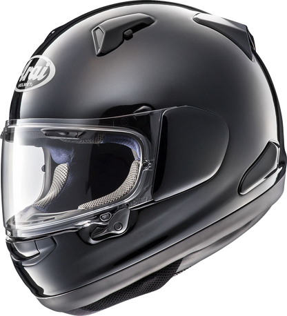 Arai Helmets Quantum-X Diamond Black helmet in size XS, featuring sleek black design and matte finish.