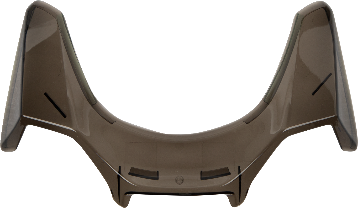 Arai Helmets QVR Duct Top Rear Vent with Tint, motorcycle helmet replacement part, showing vent with tinted cover on a white background.