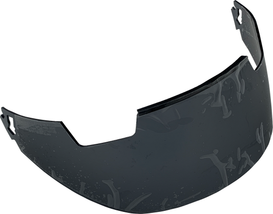 Arai Helmets VAS-V Proshade Lens in smoke, designed for Arai motorcycle helmets, showing the tinted protective visor in a natural setting.