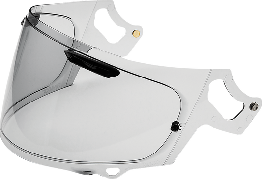 Arai Helmets VAS-V Shield with light tint and Pinlock® prepared, shown on a motorcycle helmet for enhanced visibility and protection.