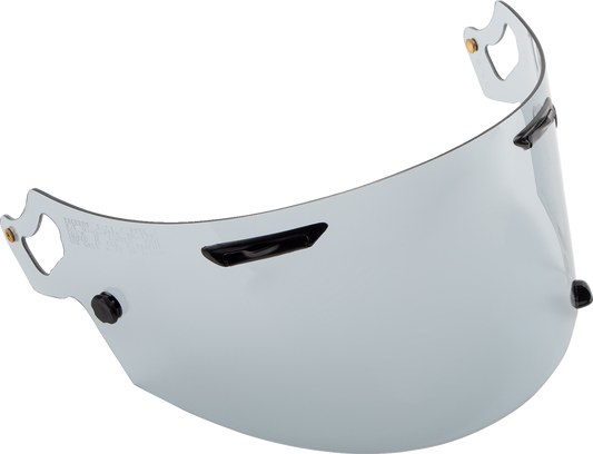Light tint ARAI Helmets VAS-V top shield installed on Corsair-X, Signet-X, Quantum-X, Contour-X, and Regent-X helmets.