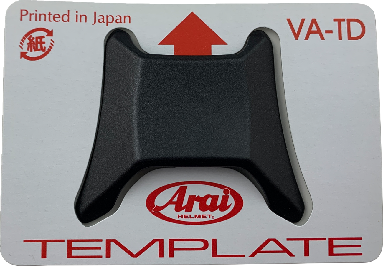 Arai Helmets VX-Pro4 top-duct center front in black frost, showing the sleek design and vent details of the motorcycle helmet.