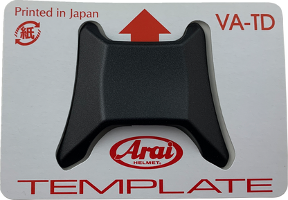 Arai Helmets VX-Pro4 top-duct center front in black frost, showing the sleek design and vent details of the motorcycle helmet.