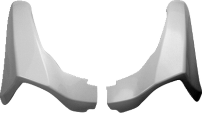 White ARAI Helmets VX-Pro4 top-side air duct set, motorcycle helmet accessory with vent details and part number 105353.