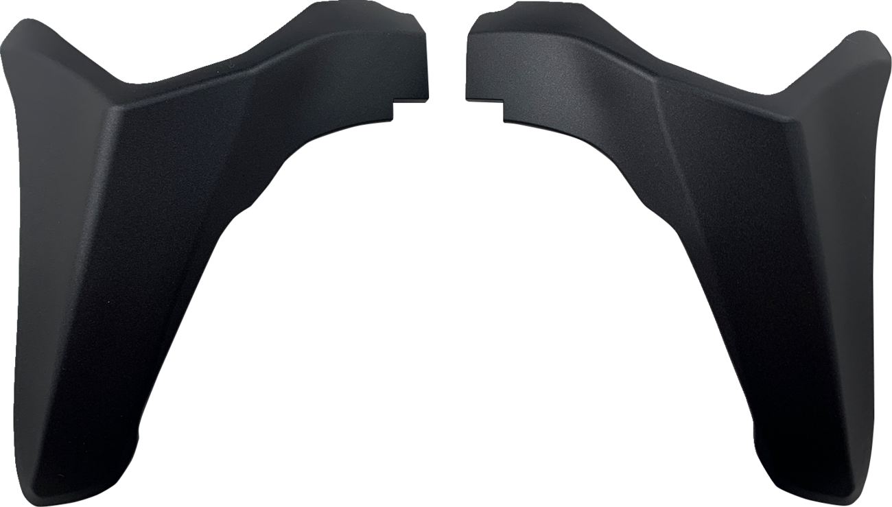 Black Frost ARAI Helmets VX-Pro4 top side air ducts set showing black and gray vent components for motorcycle helmets.