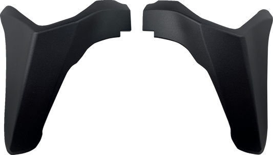 Black Frost ARAI Helmets VX-Pro4 top side air ducts set showing black and gray vent components for motorcycle helmets.